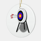 Bogenschützen-Schmuck Keramik Ornament (Links)