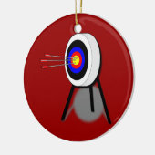 Bogenschützen-Schmuck Keramik Ornament (Links)