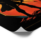 Bogenschützenbow Archer Sunset Silhouette Hunter Poster (Ecke)