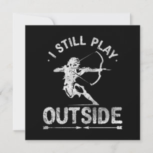 Bogenschützenjagd Jäger Jäger beängstigend Dankeskarte