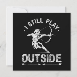 Bogenschützenjagd Jäger Jäger beängstigend Dankeskarte