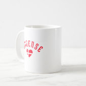 BOGENSE Denmark Heart Kaffeetasse (Vorderseite Links)