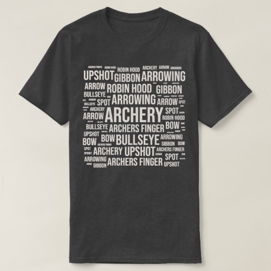 Bogensportgeschenke T-Shirt (Design vorne)