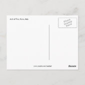 Bogentitus Postkarte (Rückseite)