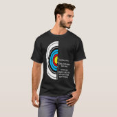 Bogenverbindung Bow Archery Joke Jagd Jagd Arr T-Shirt (Vorne ganz)
