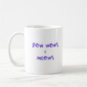 BOGENwimmern u. MEOWS - he, aller ist es Kaffeetasse (Links)