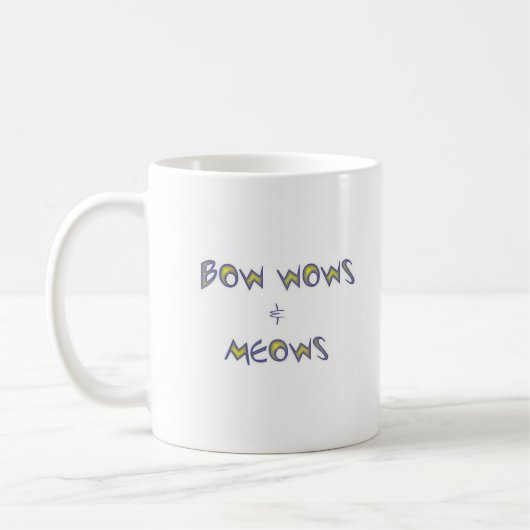 BOGENwimmern u. MEOWS - Sachen waren nicht… Kaffeetasse (Links)