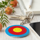 Bogenziel für wiederkehrenden Bogen (FITA 20 cm) R Schlüsselanhänger (Seite)