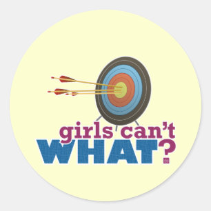 Bogenziel Runder Aufkleber