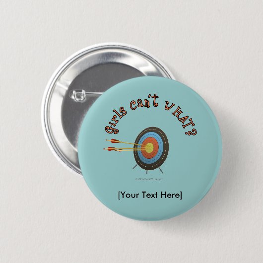 Bogenzielbullseye Button (Vorne & Hinten)