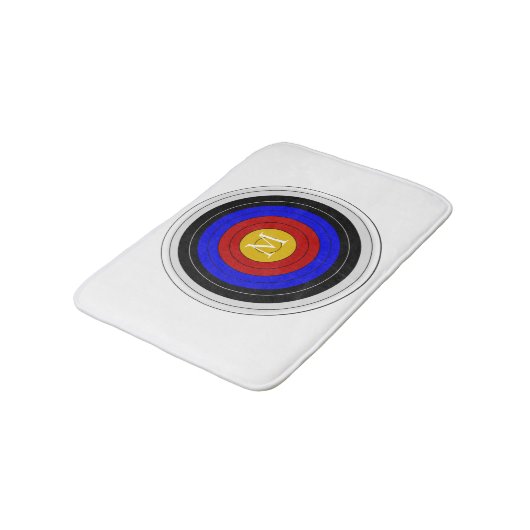 Bogenzieldesign Badematte (Schrägansicht)