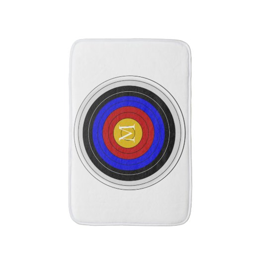 Bogenzieldesign Badematte (Vorderseite Vertikal)