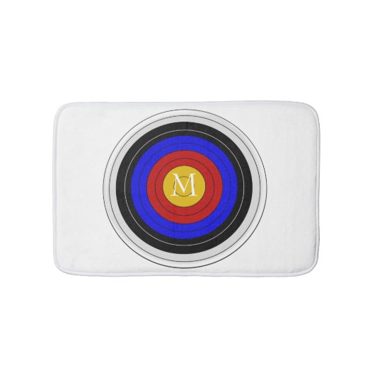 Bogenzieldesign Badematte (Vorderseite)