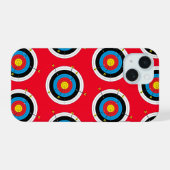 Bogenziele und Pfeile, Bow-Shooting iPhone 15 Hülle (Rückseite (Horizontal))