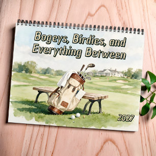 Bogeys, Birdies und alles dazwischen Lustiger Golf Kalender