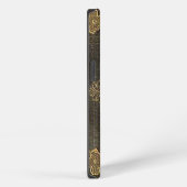Bogged Classic Monogram Old Book Stil iPhone Hülle (Rechte Seite)