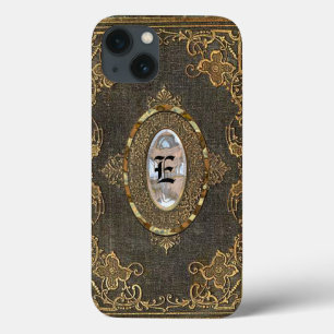 Bogger Classic Monogram Old Book Style iPhone 13 Hülle