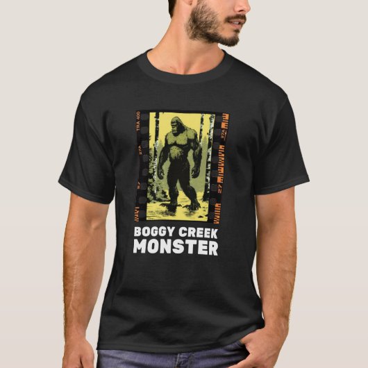 Boggy Creek Monster Sighting Arkansas Fouke Creatu T-Shirt (Vorderseite)