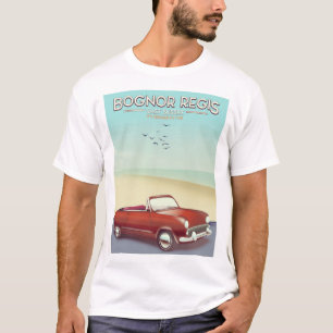 Bognor Regis Vintages Reiseplakat am Meer T-Shirt