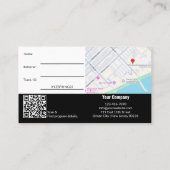 BOGO, kaufen 1 erhalten 1 Schwarz-weiße Mitarbeite Empfehlungskarte (Rückseite)