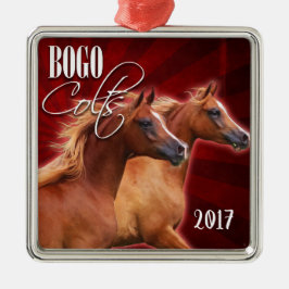 BOGO sprengte Verzierung 2017 Ornament Aus Metall