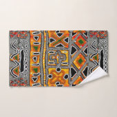 Bogolan Geometric Bath Badhandtuch Set (Handtuch)