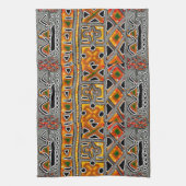 Bogolan Geometric Geschirrtuch (Vertikal)