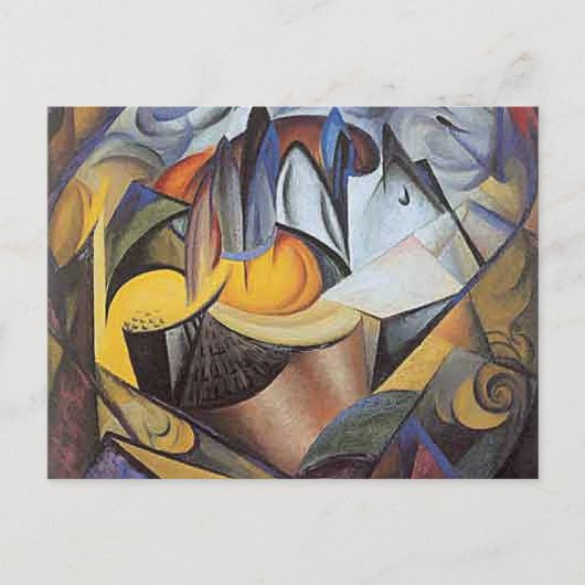 Bogomazov - Stadtbild, Kiew Postkarte (Vorderseite)