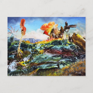 BOGOMIL'S FANTASY LANDSCAPE POSTKARTE