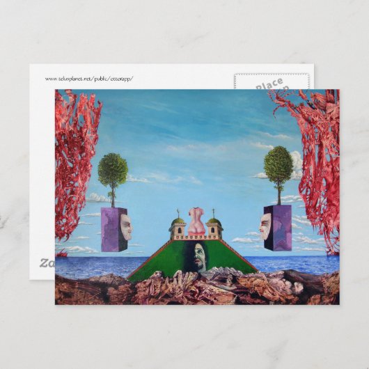 BOGOMILS MONASTISCHER RETREAT POSTKARTE (Vorne/Hinten)