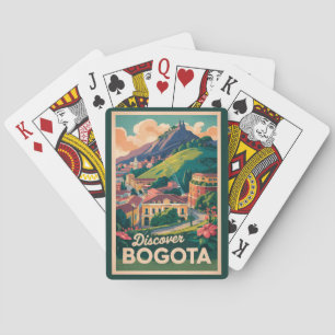 Bogota Colombia - Kunst Vintag Spielkarten