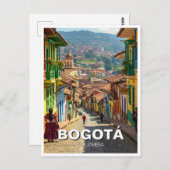 Bogota Colombia La Candelaria Postkarte (Vorne/Hinten)