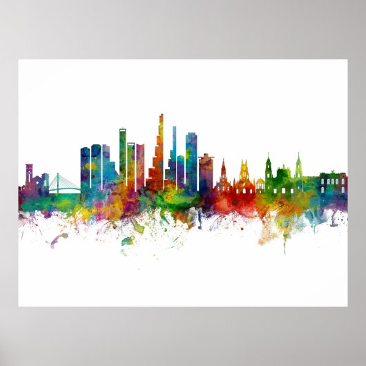 Bogotá Colombia Skyline Poster (Vorne)