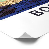 Bogota Colombia Travel Print Poster (Ecke)