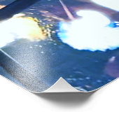 Bogotá Feuertänzer Fotodruck (Ecke)