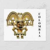 Bogotá Gold Postkarte (Vorderseite)