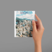 Bogota Kolumbien CIty View Watercolor Postkarte