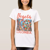 Bogotá Kolumbien, Graffitti-Wandmalerei T-Shirt (Vorderseite)