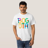 Bogota Kolumbien Pop Kunstbriefe T-Shirt (Vorne ganz)
