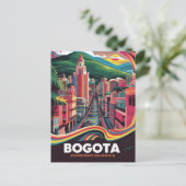 Bogota, Kolumbien Postkarte (Stehend Vorderseite)
