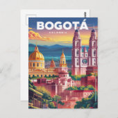 Bogota, Kolumbien Postkarte (Vorne/Hinten)