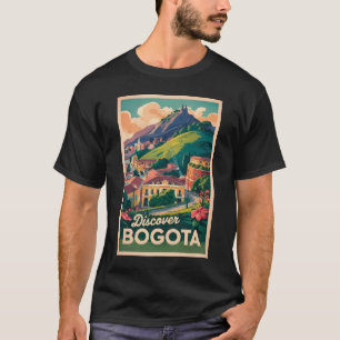 Bogota Kolumbien Reise Kunst Vintage T-Shirt