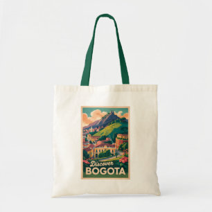 Bogota Kolumbien Reise Kunst Vintage Tragetasche