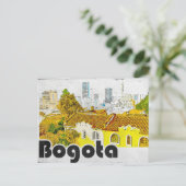 Bogota Kolumbien Vintag Postkarte (Stehend Vorderseite)