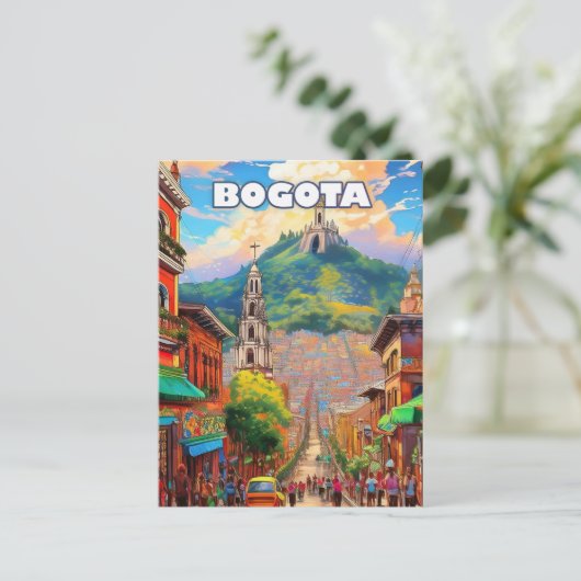 Bogotá Postkarte (Stehend Vorderseite)
