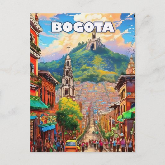 Bogotá Postkarte (Vorderseite)