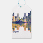 Bogota Skyline Geschenkanhänger (Rückseite)