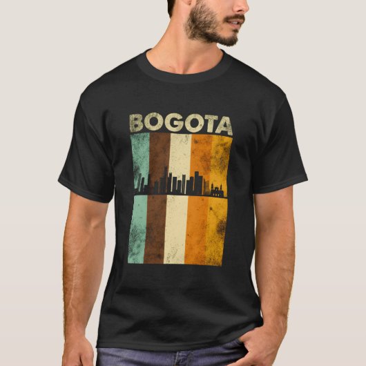 Bogota Skyline Kolumbien Kolumbien Südamerika Fa T-Shirt (Vorderseite)