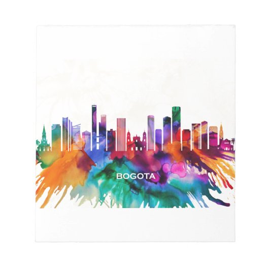 Bogota Skyline Notizblock (Vorderseite)