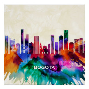 Bogota Skyline Poster